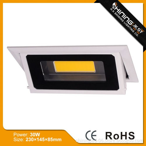 Manufacturer professional warranty 2 years square cob downlight